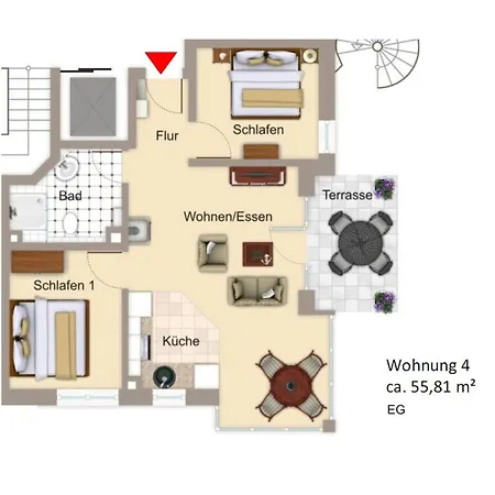 Apartment Meeresrauschen 4 - *